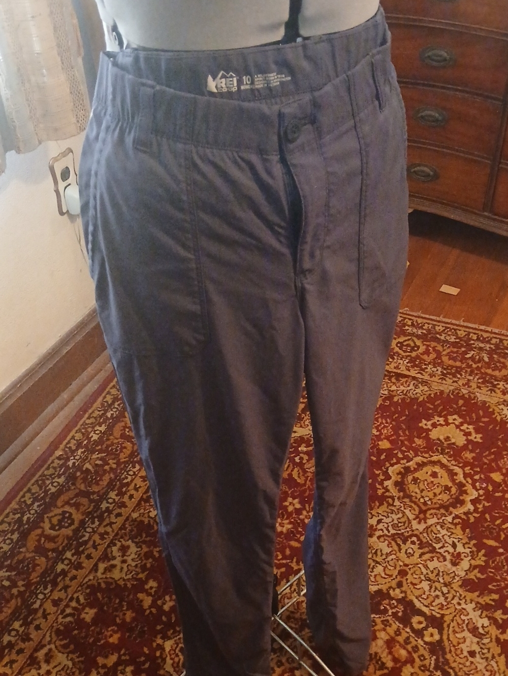 NWOT REI Women’s Dark Grey Travel Chinos